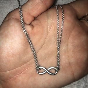 Tiffany’s silver infinity necklace